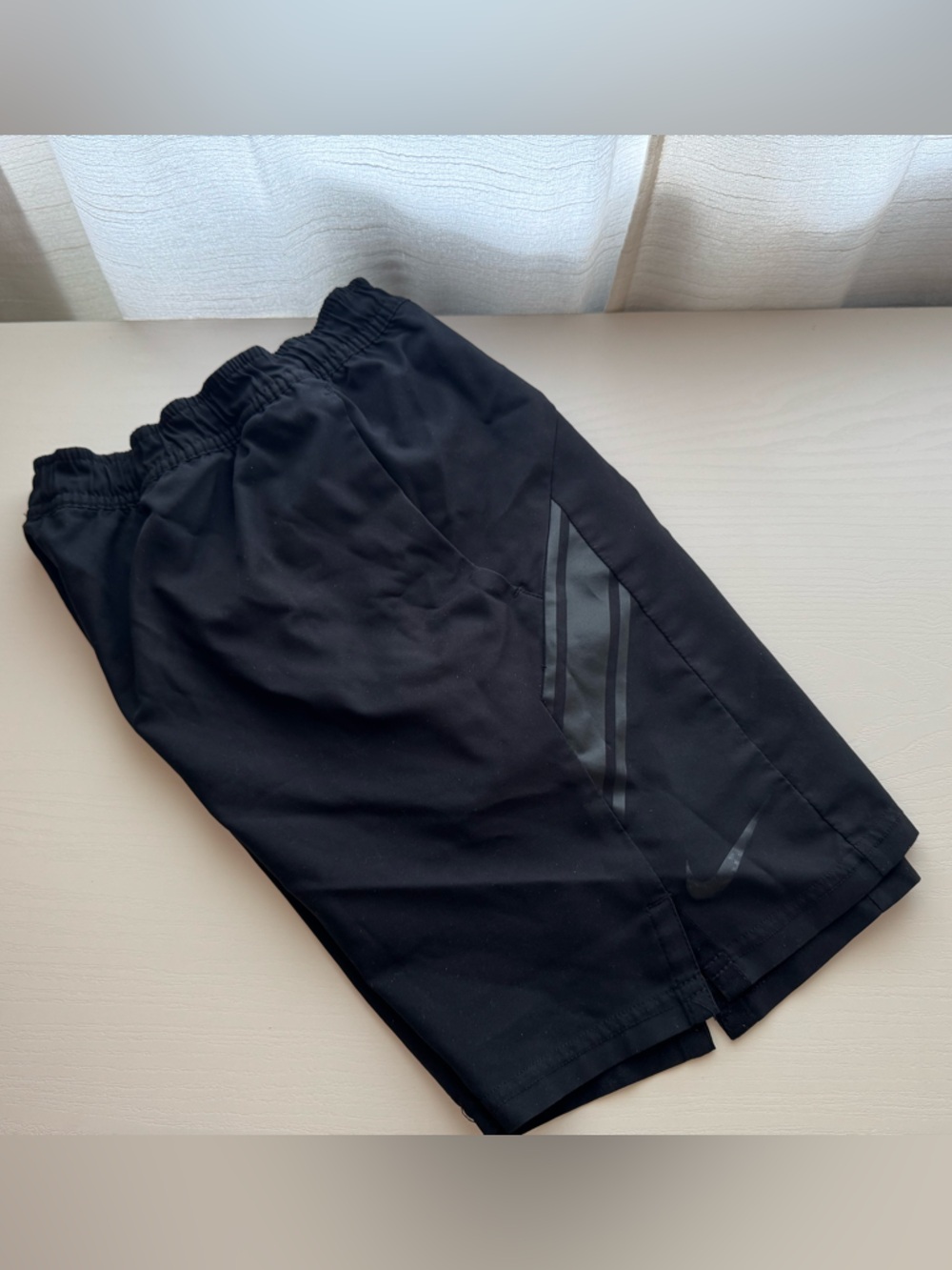 Nike Athletic Shorts Black Reflective Detail | Men’s Workout Running Shorts